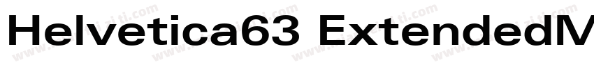 Helvetica63 ExtendedMedium字体转换